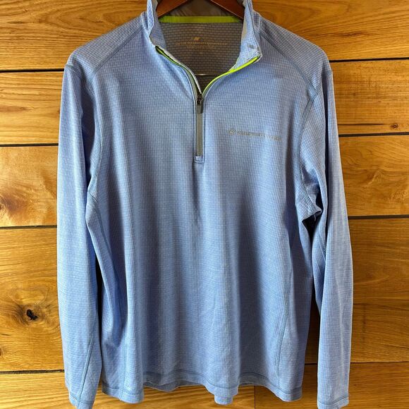 Vineyard Vines Men’s On The Go Sankaty Quarter Zip sz M - Picture 1 of 5